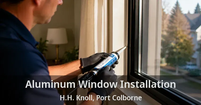 Aluminum Window Installation H.H. Knoll, Port Colborne - ON