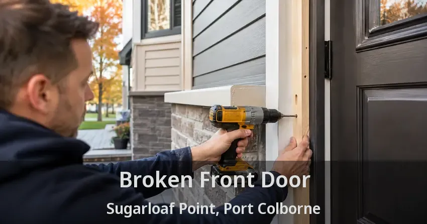Broken Front Door Sugarloaf Point, Port Colborne - ON