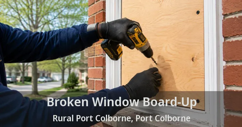 Broken Window Board-Up Rural Port Colborne, Port Colborne - ON
