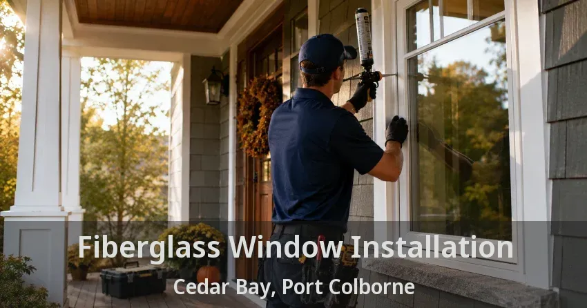 Fiberglass Window Installation Cedar Bay, Port Colborne - ON