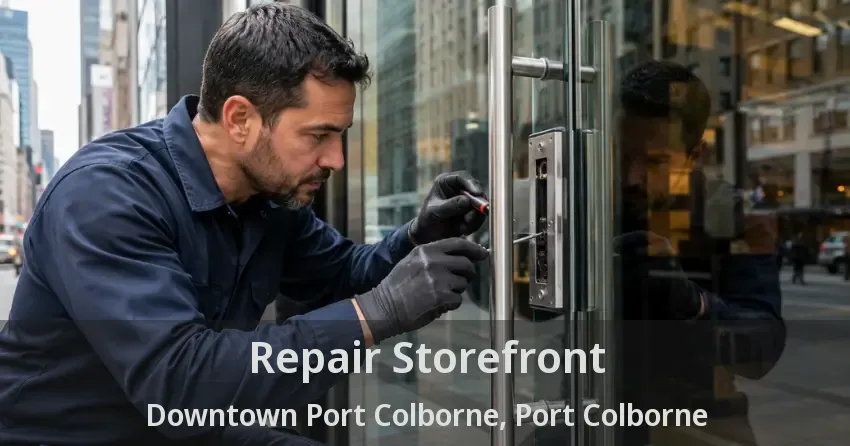 Repair Storefront Downtown Port Colborne, Port Colborne - ON