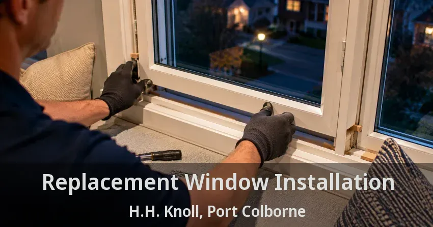 Replacement Window Installation H.H. Knoll, Port Colborne - ON