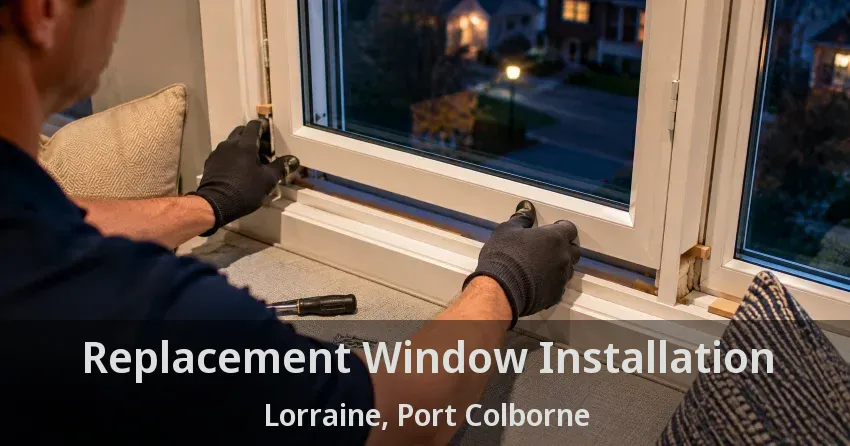 Replacement Window Installation Lorraine, Port Colborne - ON