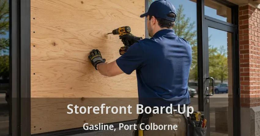 Storefront Board-Up Gasline, Port Colborne - ON