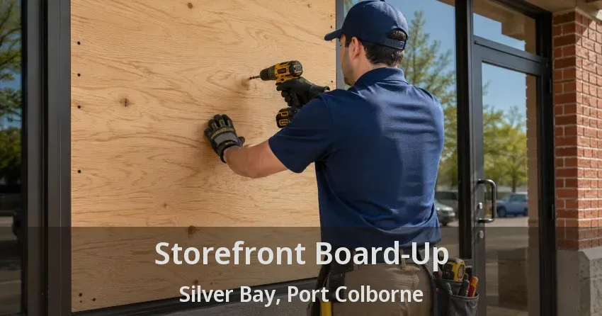 Storefront Board-Up Silver Bay, Port Colborne - ON