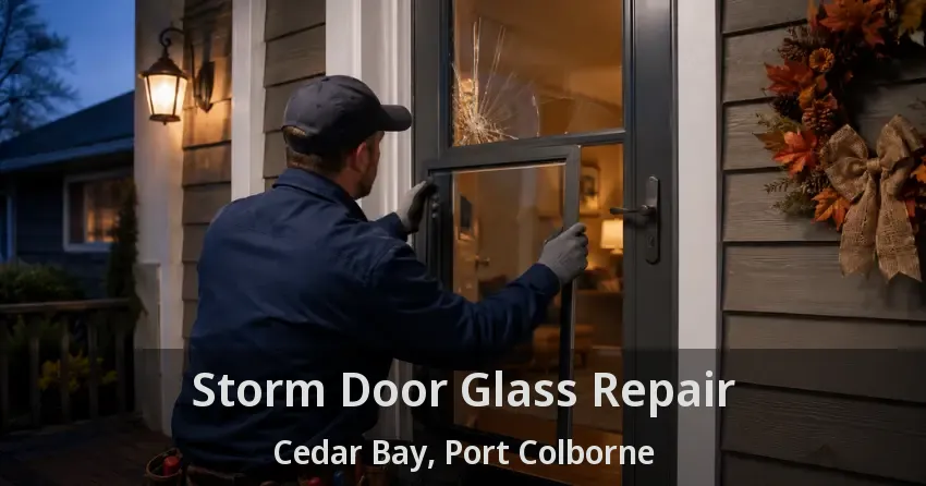 Storm Door Glass Repair Cedar Bay, Port Colborne - ON