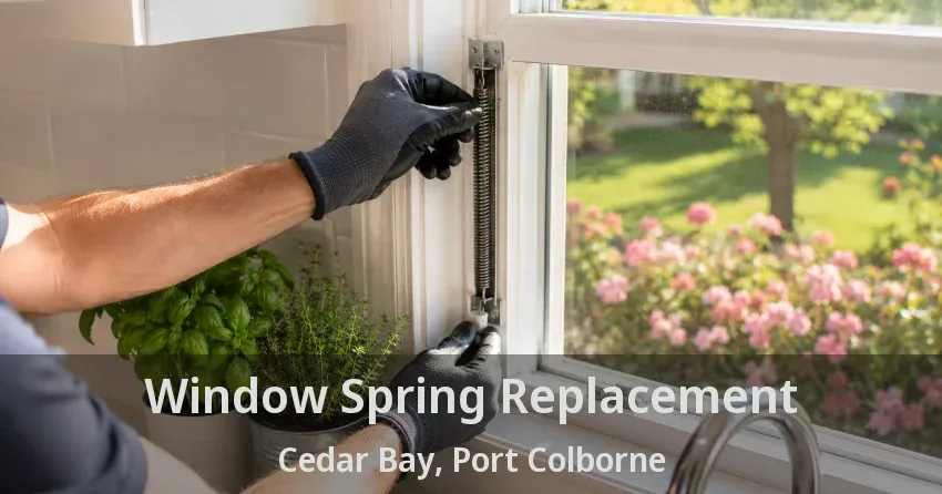 Window Spring Replacement Cedar Bay, Port Colborne - ON