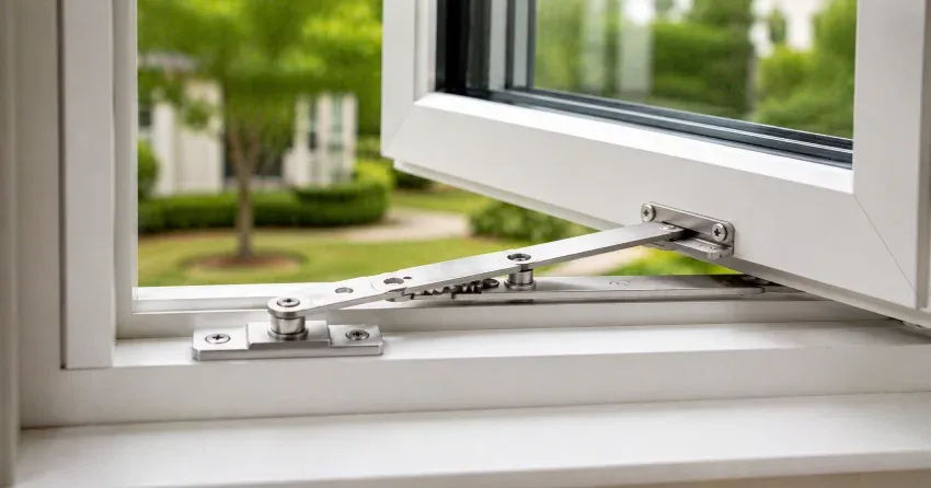 technician replacing casement window hinge in Port Colborne