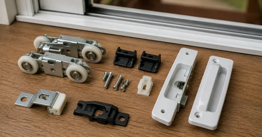 sliding door broken Port Colborne roller and track inspection